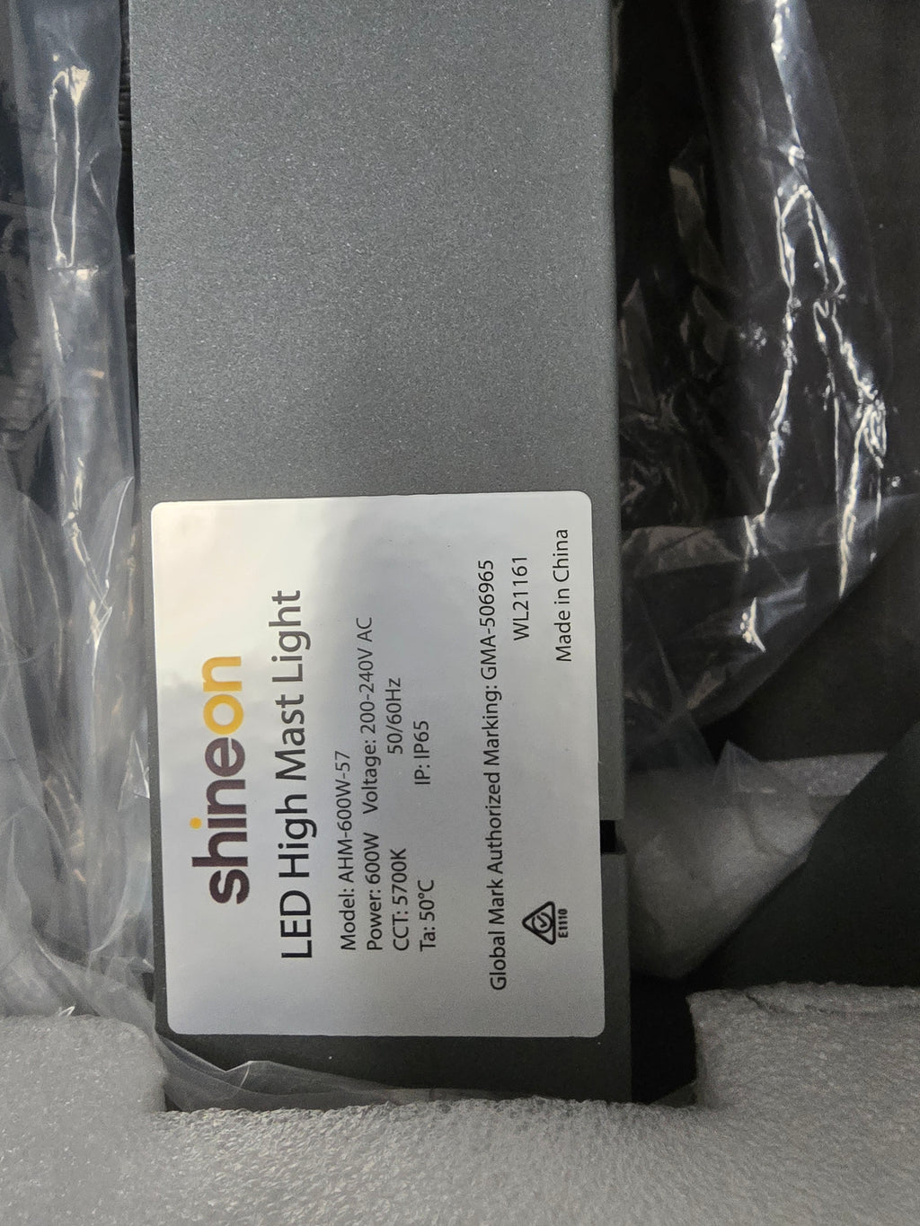 Shineon LED High Mast Lights In Road Cases