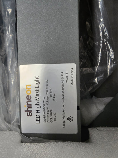 Shineon LED High Mast Lights In Road Cases