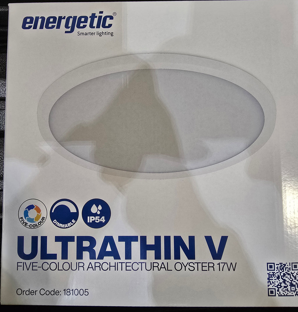 Energetic Ultrathin V Five Colour Oyster 17W light, 23x294mm, IP54