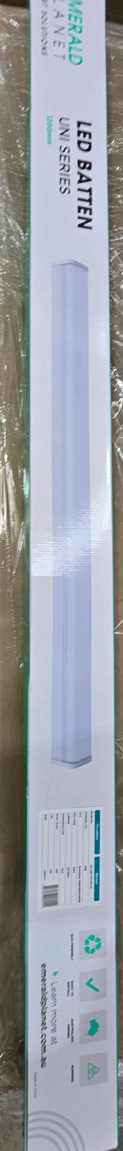 Emerald Planet LED Batten Light 25W, 120Deg, 1200mm