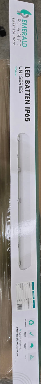 Emerald Planet LED Batten IP65, 120deg, 1200mm
