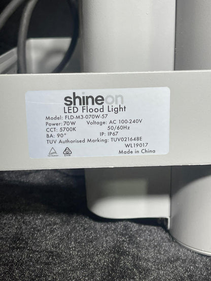 Shineon LED Flood Light (TORQ MK2) 70W CCT: 5000K