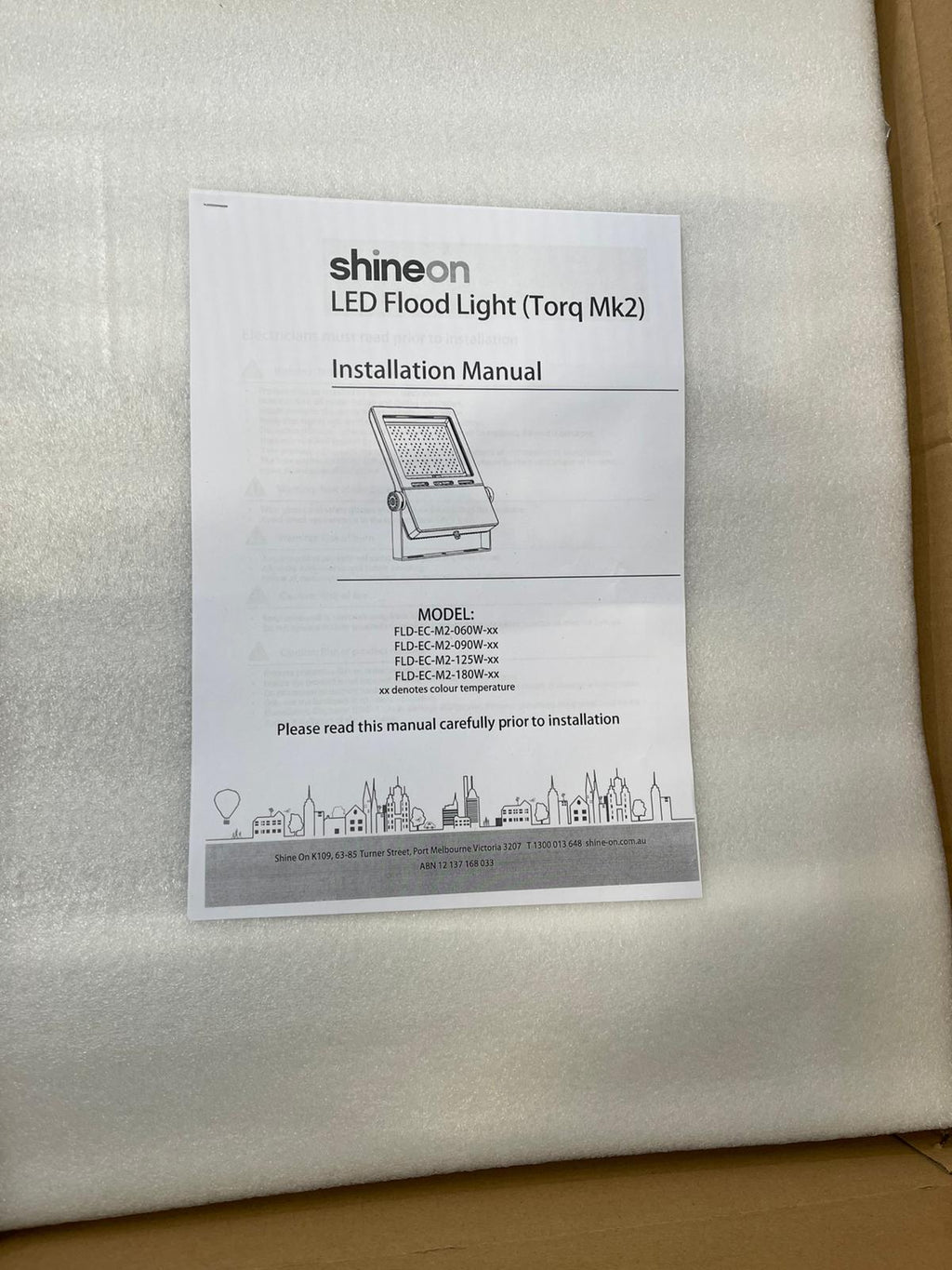 Shineon LED Flood Light (TORQ MK2) 180W CCT: 5000K