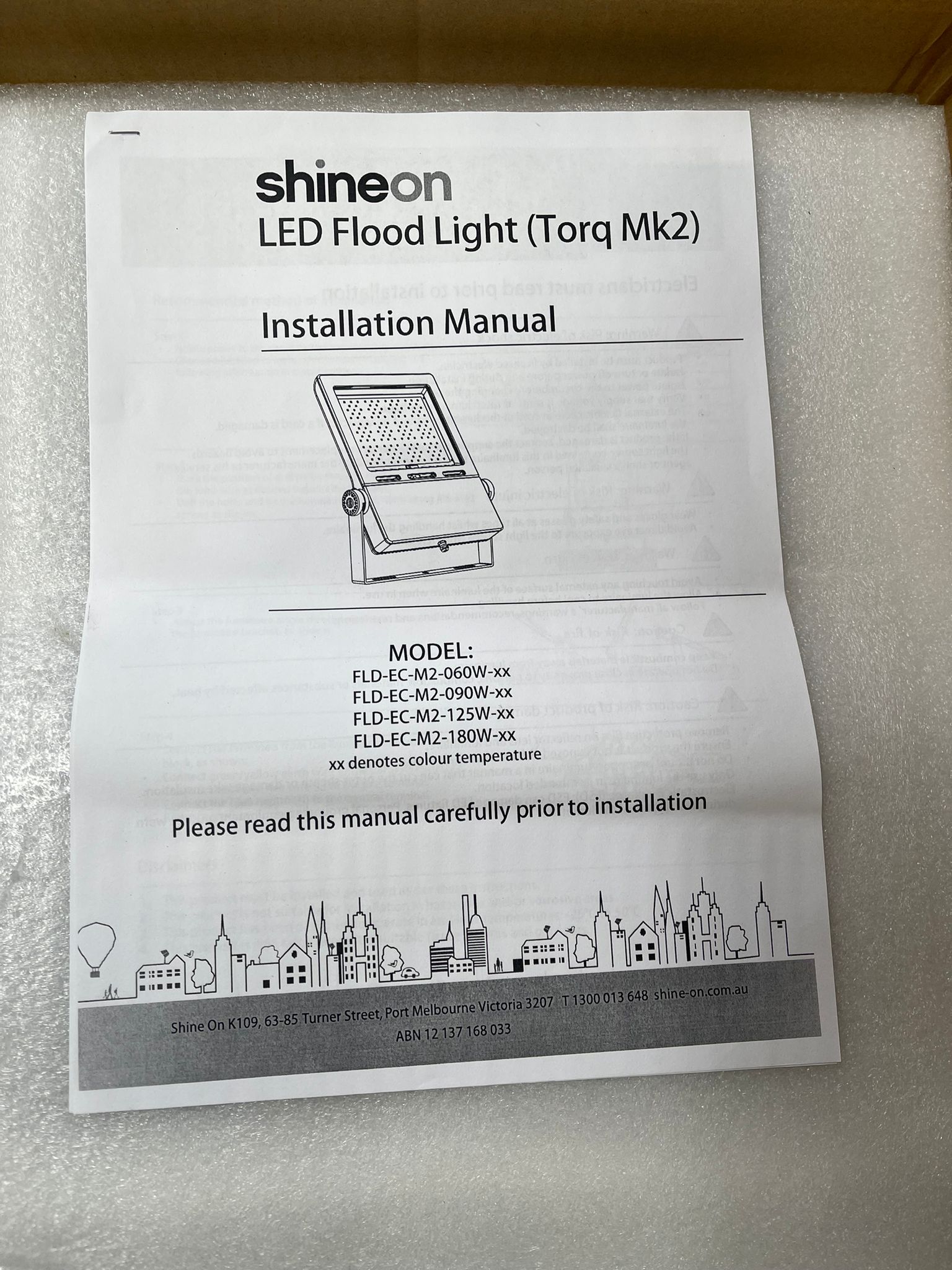 Shineon LED Flood Lights (TORQ MK2) - 90W