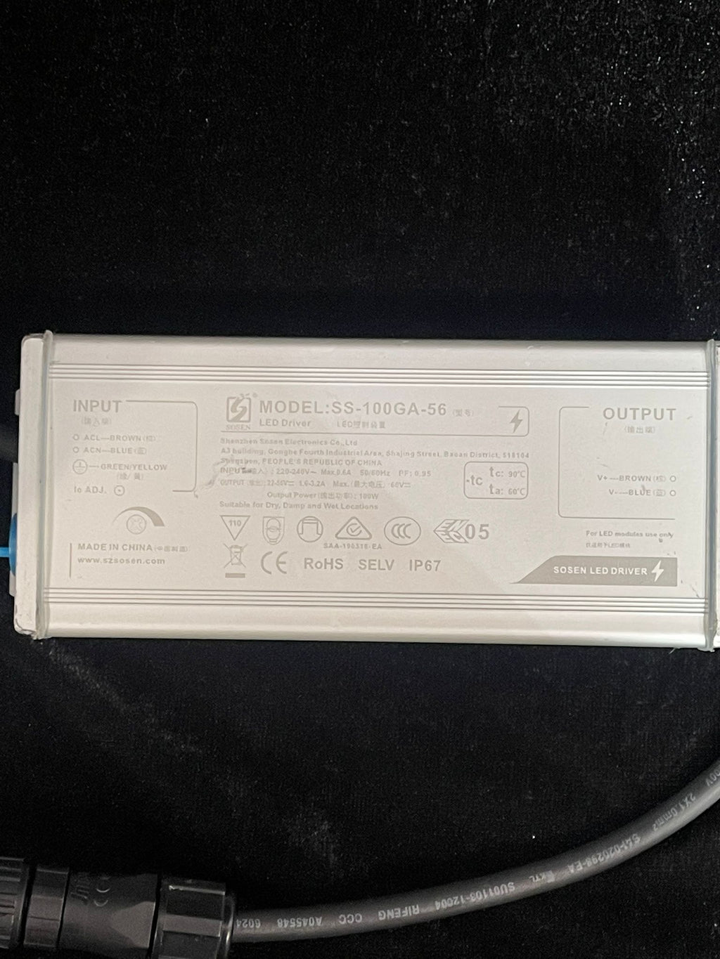 Shineon LED Canopy Light (SIGNA MK2), 95W, 5000K, Sensor