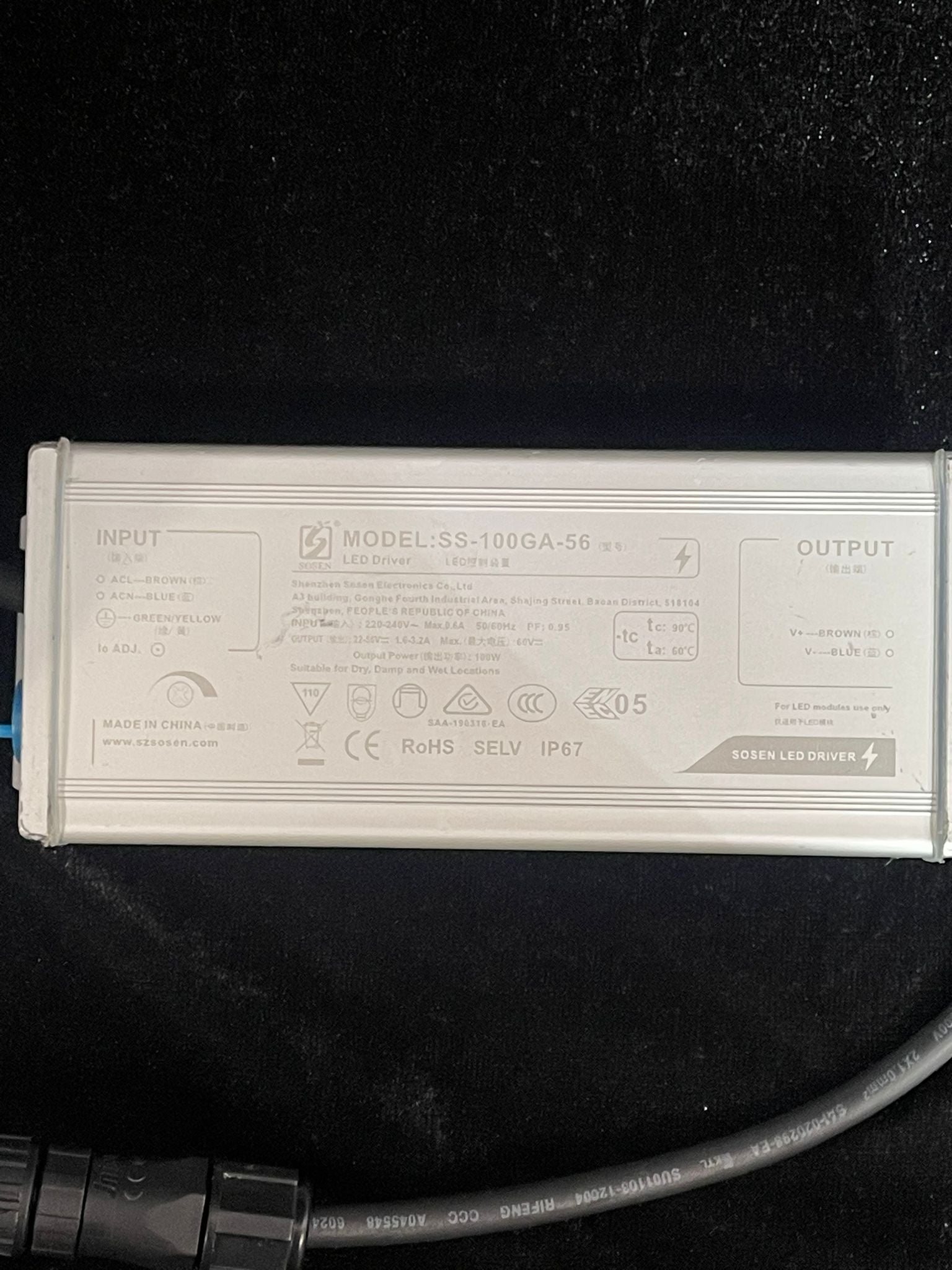 Shineon LED Canopy Light (SIGNA MK2), 95W, 5000K, Sensor