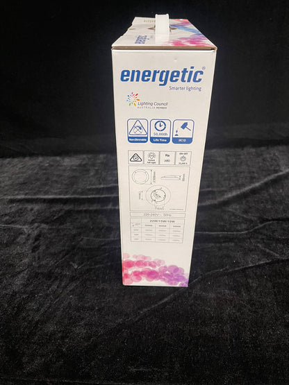 Energetic Smart light LED Bunker, Black Trim 15w, 134x116mm