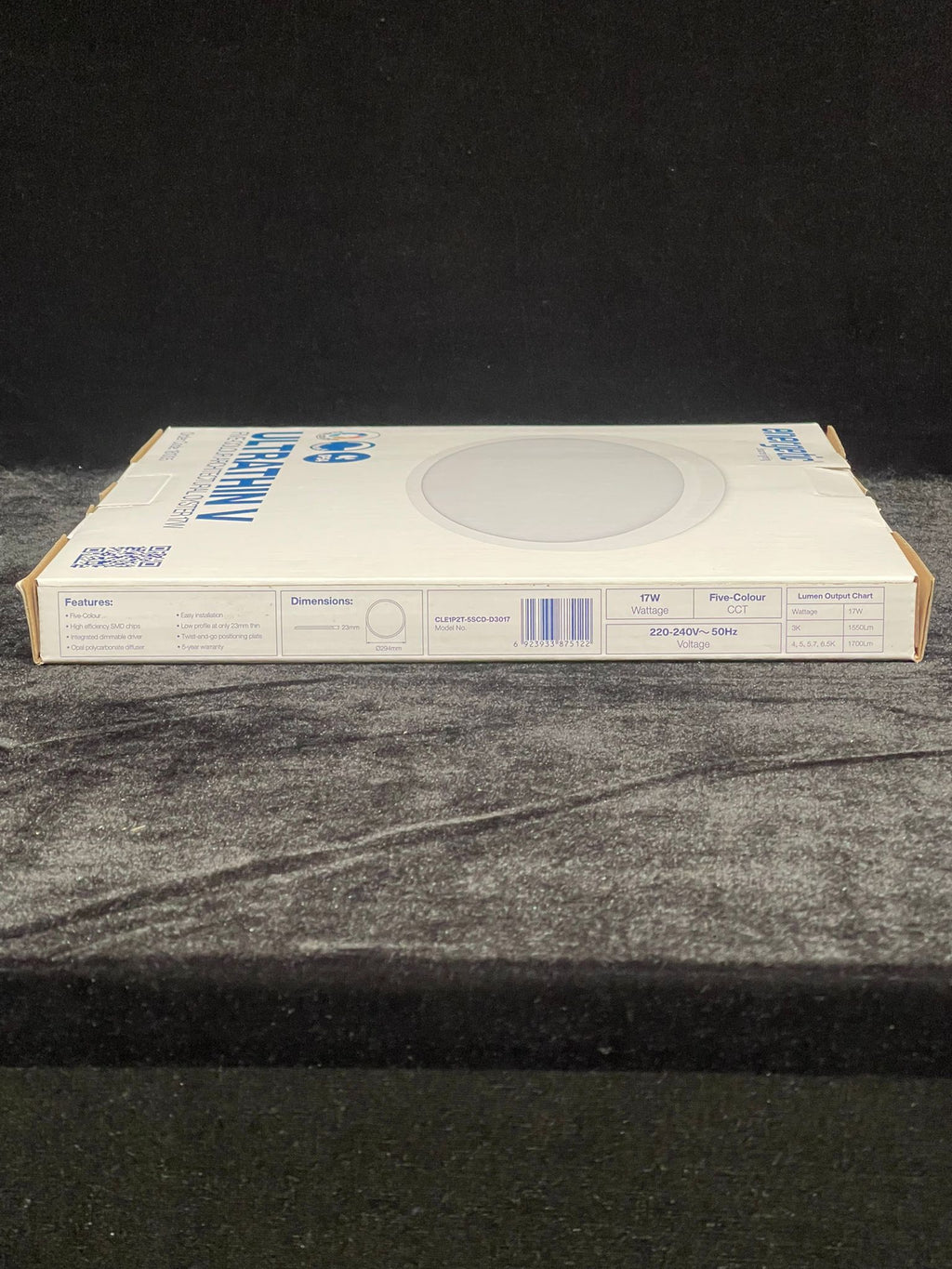 Energetic Ultrathin V Five Colour Oyster 17W light, 23x294mm, IP54