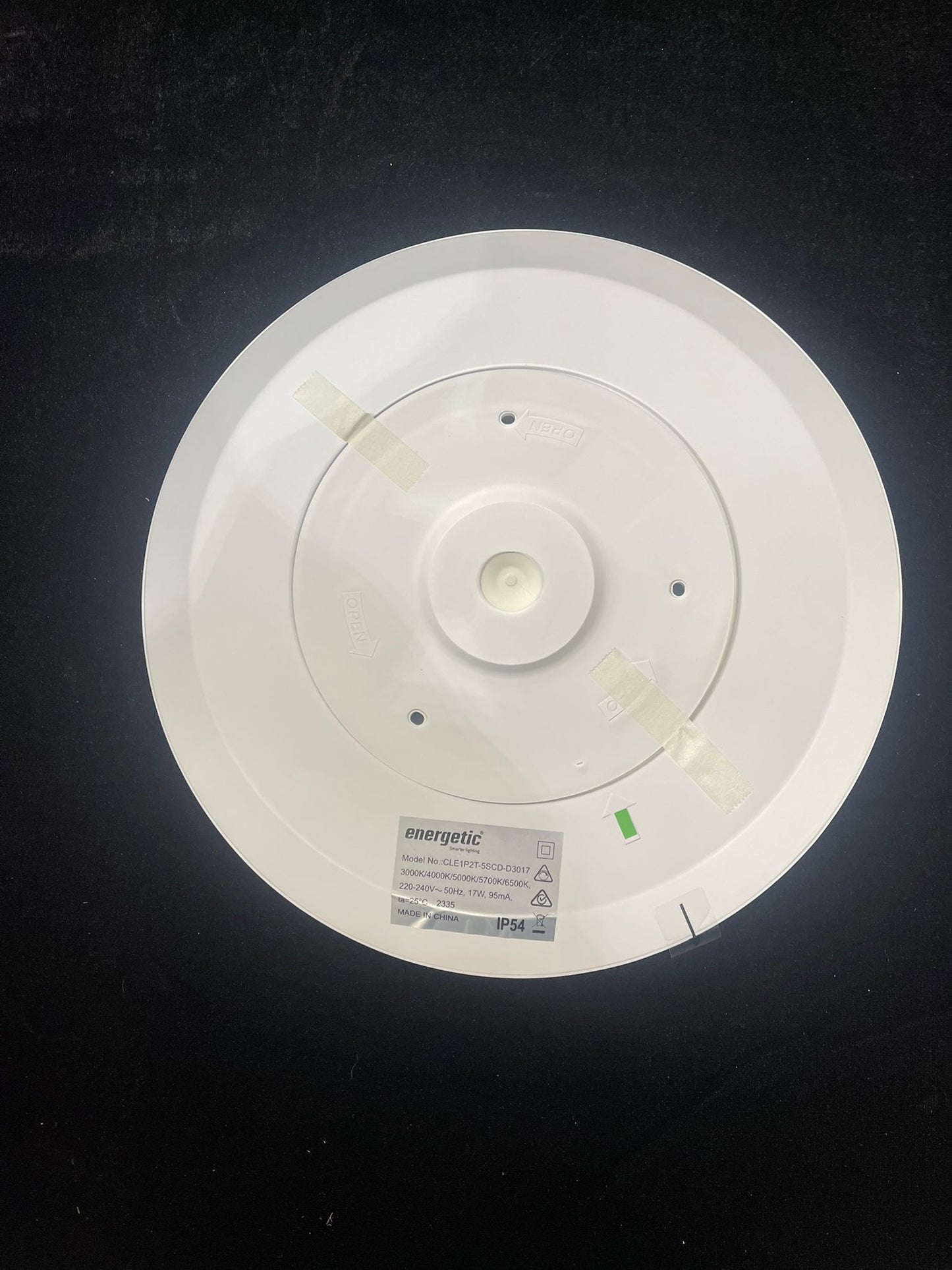 Energetic Ultrathin V Five Colour Oyster 17W light, 23x294mm, IP54