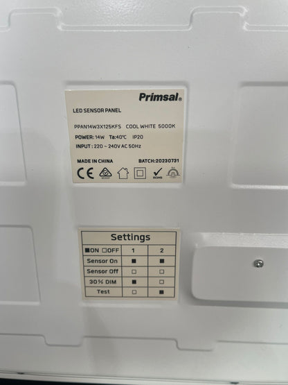 Primsal 14W Dual Sensor LED Light Panels, 1235x285x325mm