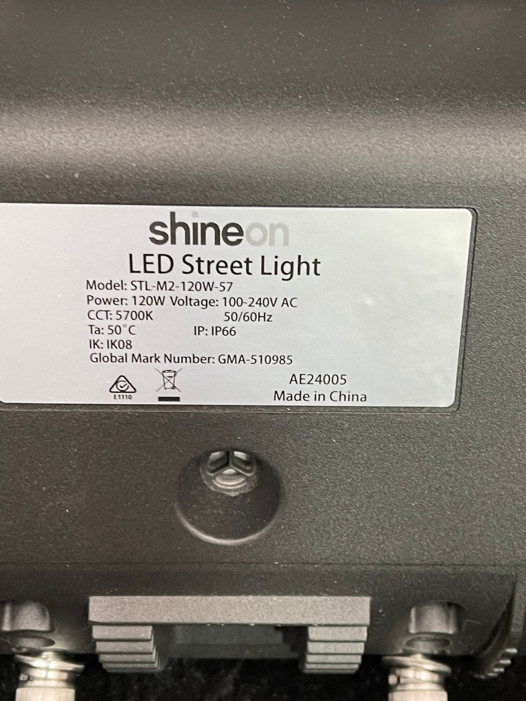 Shineon LED Street Light MK2 120W