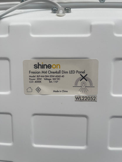 ShineOn Fresian M4 One4All Dimmable LED Panel – 20W