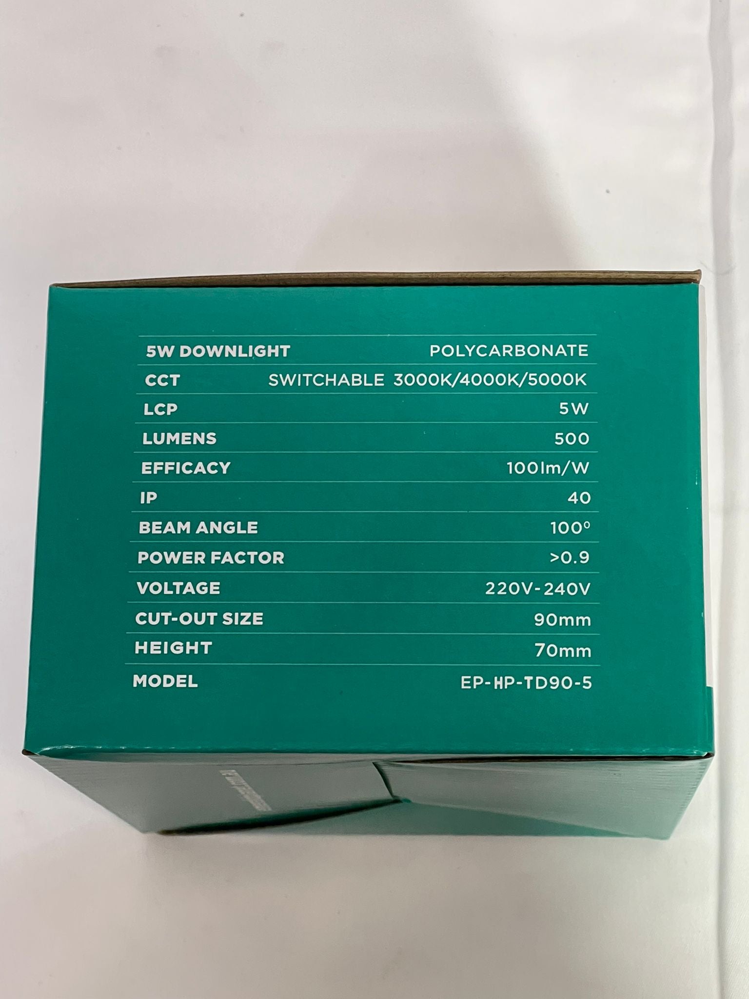 Emerald Planet LED Shoplight HP Eclipse Series G2 Tri-colour Dimmable 5W 90mm