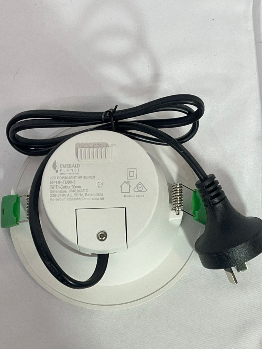 Emerald Planet LED Shoplight HP Eclipse Series G2 Tri-colour Dimmable 5W 90mm