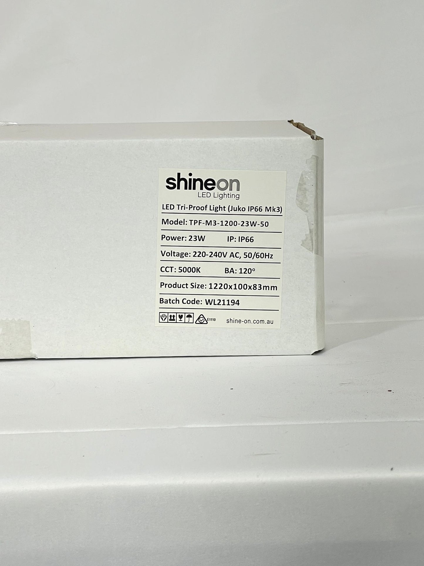 Shineon LED Batten Tri-proof Light (Juko IP66 MK3) 23W CCT: 5,000X