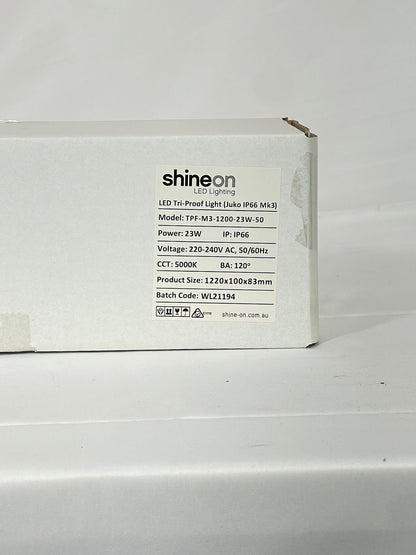 Shineon LED Batten Tri-proof Light (Juko IP66 MK3) 23W CCT: 5,000X