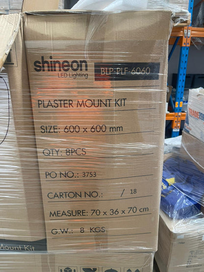 Shine On Plaster Mount Kits Kit Size: 600x600mm
