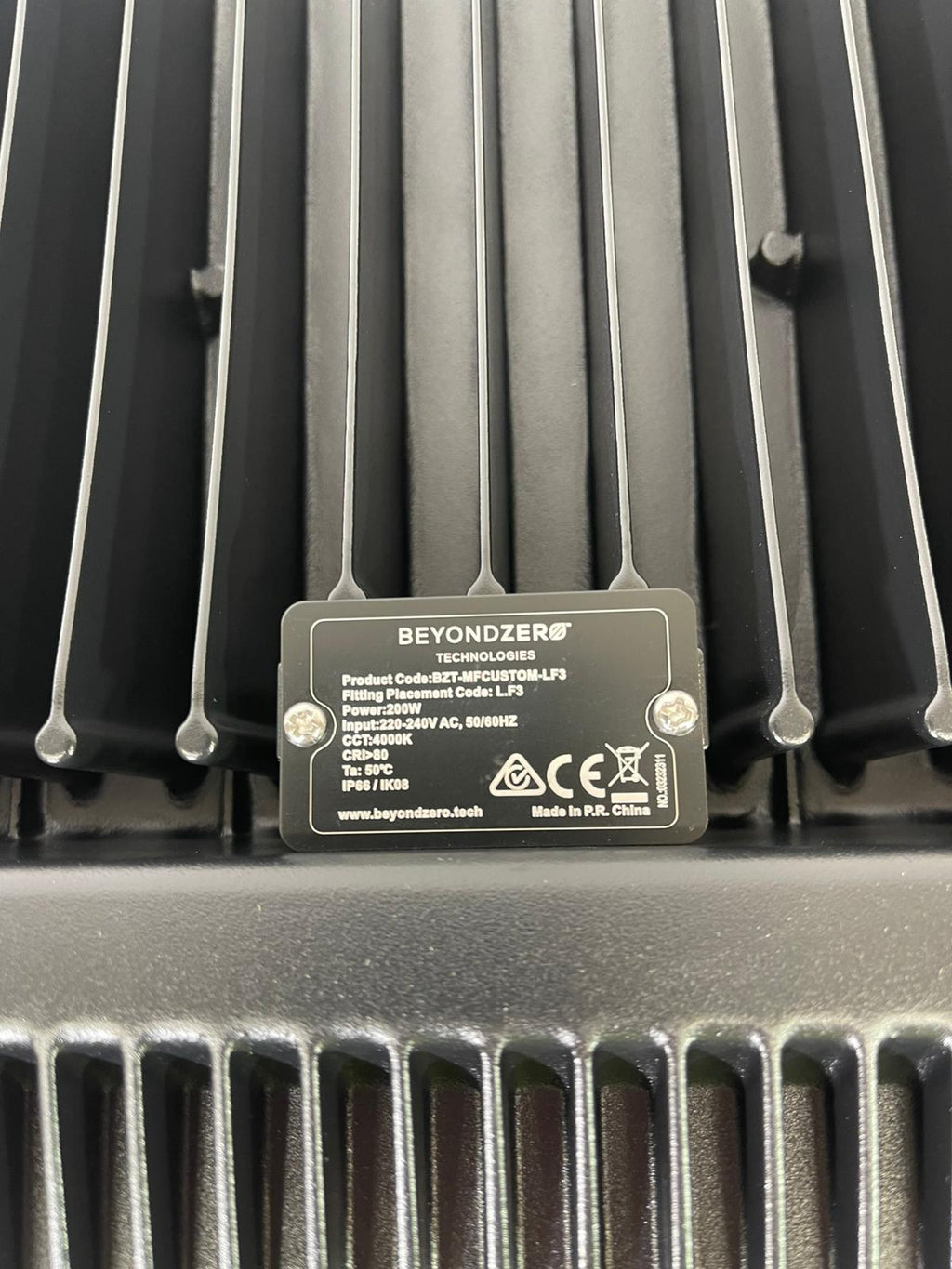 BZT LED Flood Light 200W 4000K