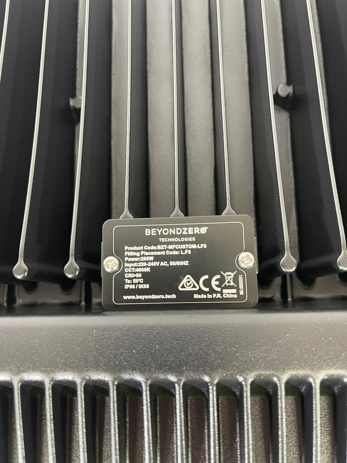 BZT LED Flood Light 200W 4000K