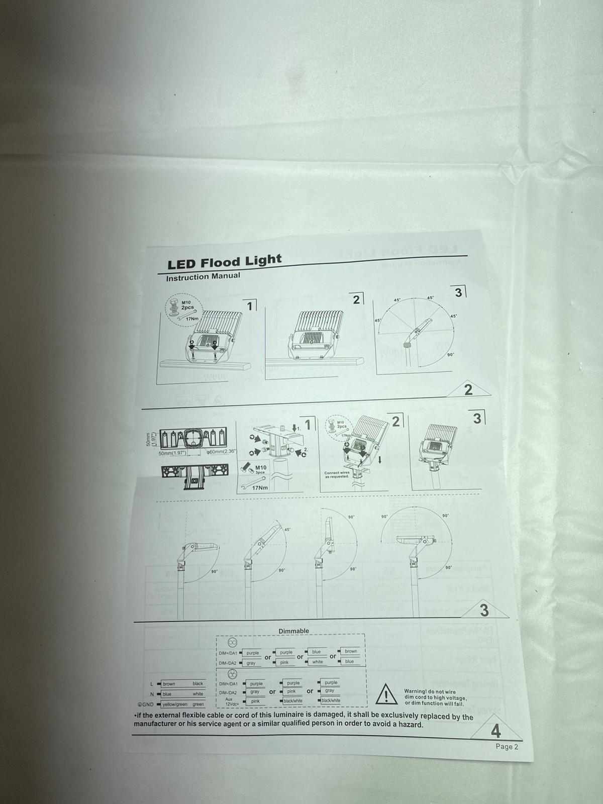 BZT LED Flood Light 200W 4000K