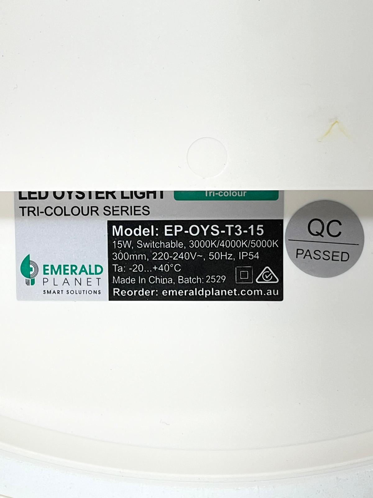 Emerald Planet LED Oyster Light 15W