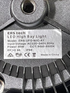 ERS Tech LED High Bay Light 60W CCT: 5000 - 5500K Occupancy + Daylight Sensor