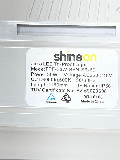 Shineon LED Tri-Proof Light 36W 6000K