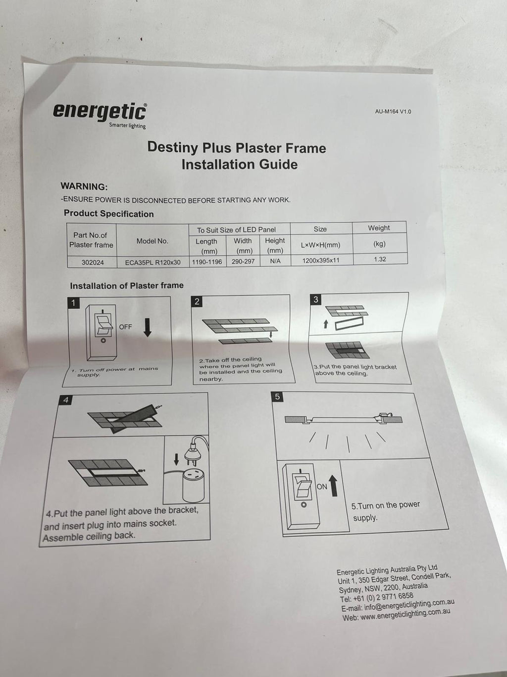 Energetic Plaster Frame (302024)