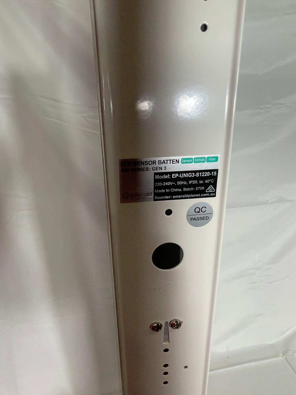 Emerald Planet LED Batten Light 15W, 120Deg, 1200mm