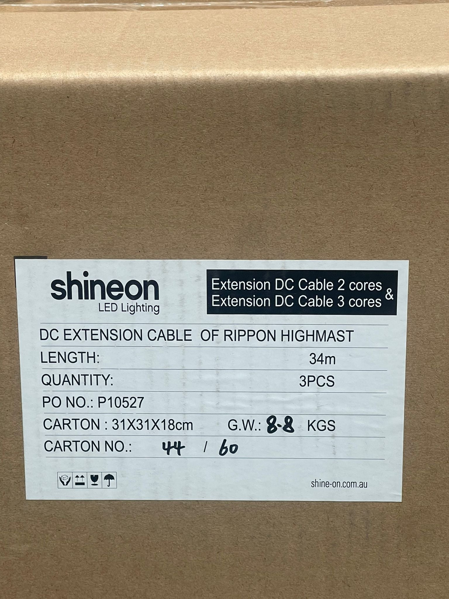 Shineon DC Extension Cable Of Rippon Highmast