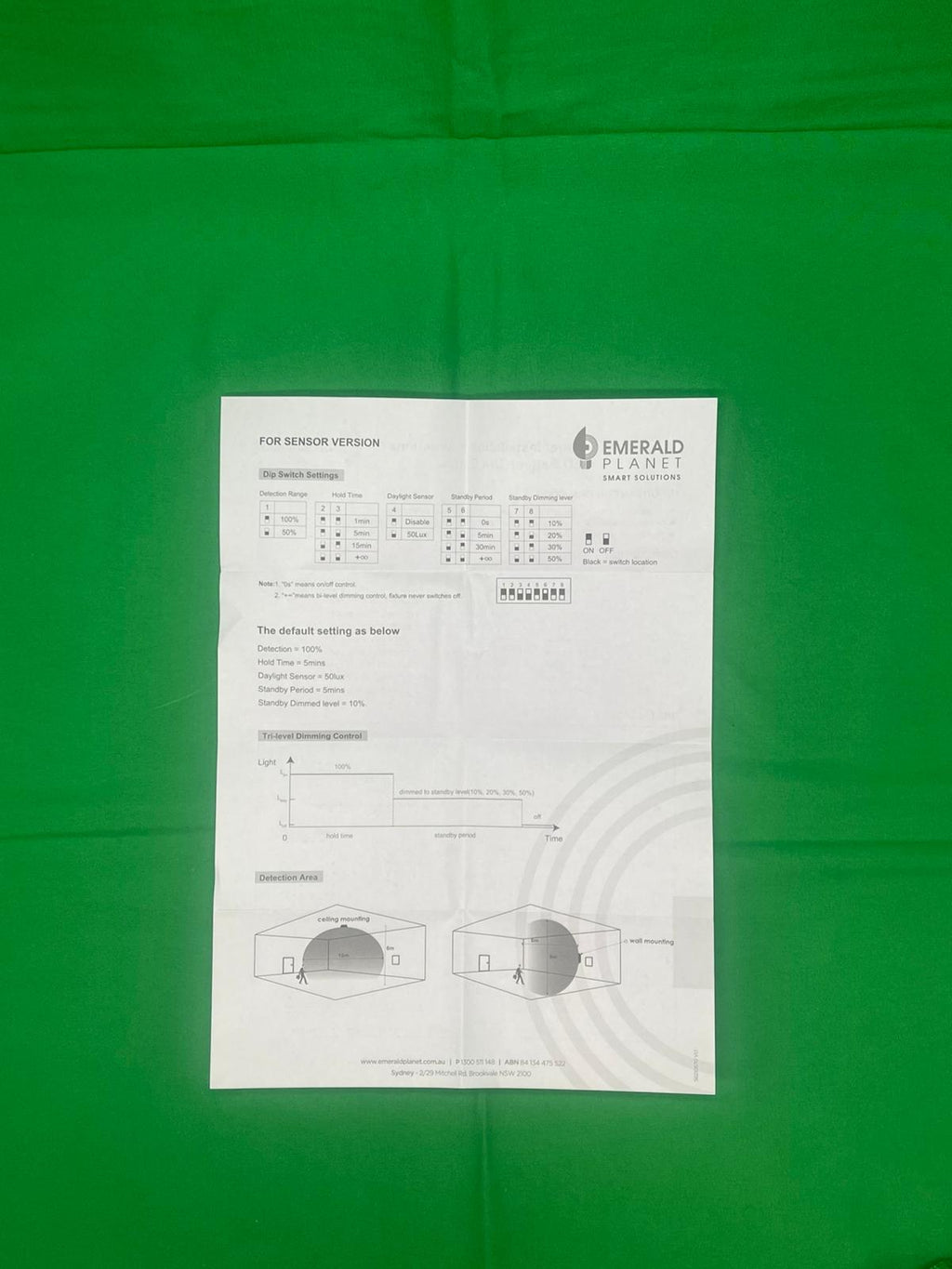 Emerald Planet LED Batten Light 25W, 120Deg, 1200mm