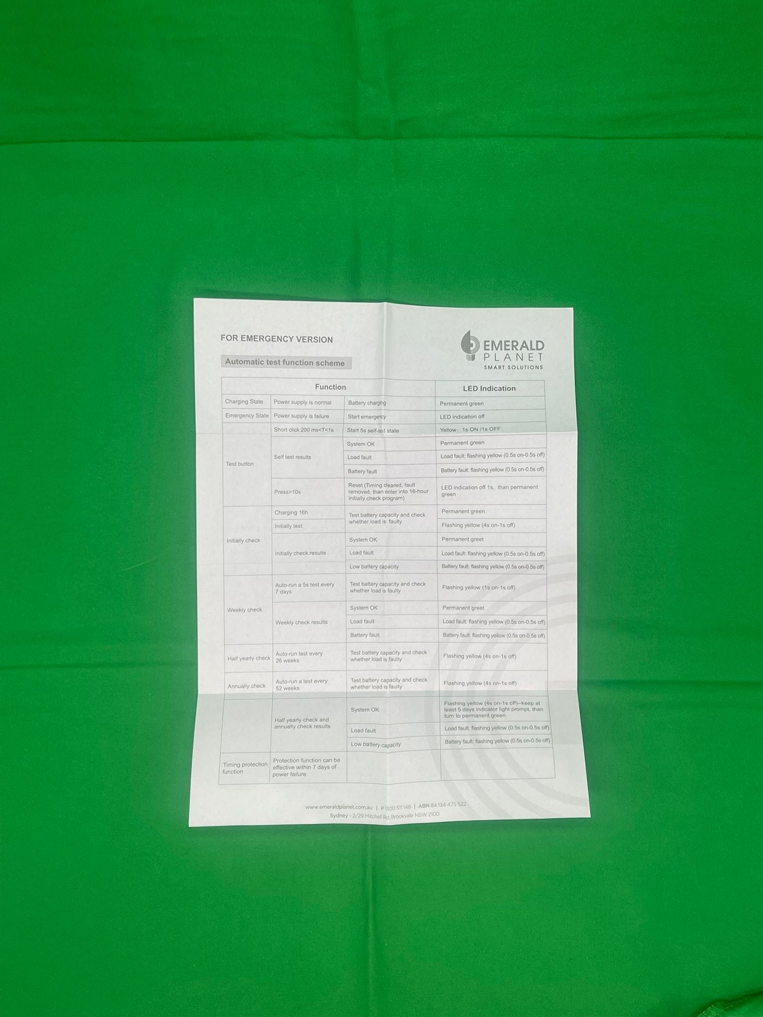 Emerald Planet LED Batten IP65, 120deg, 1200mm