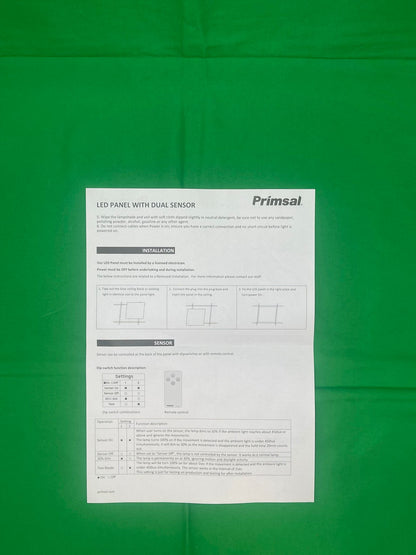 Primsal 20W Dual Sensor LED Panel