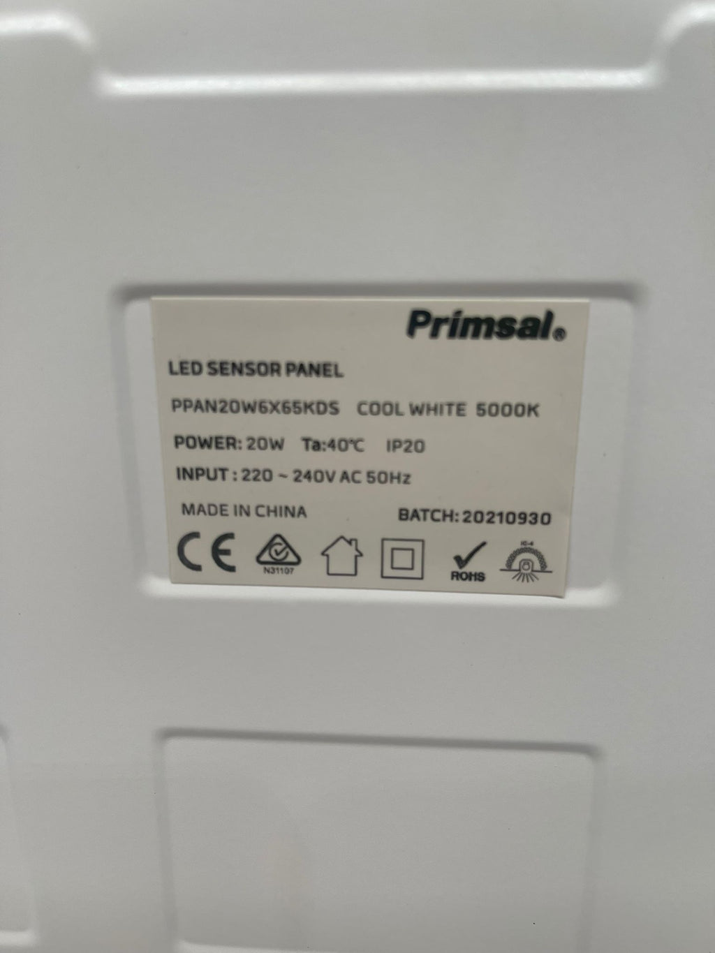 Primsal 20W Dual Sensor LED Panel