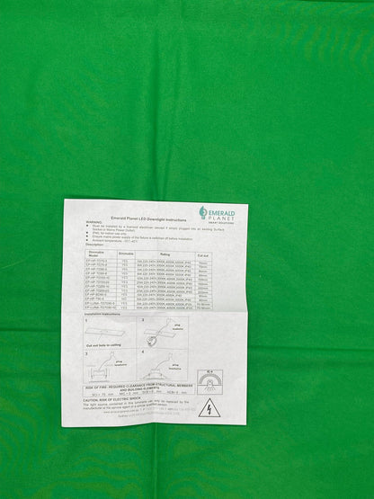 Emerald Planet LED Shoplight HP Eclipse Series G2 Tri-colour Dimmable 5W 70mm