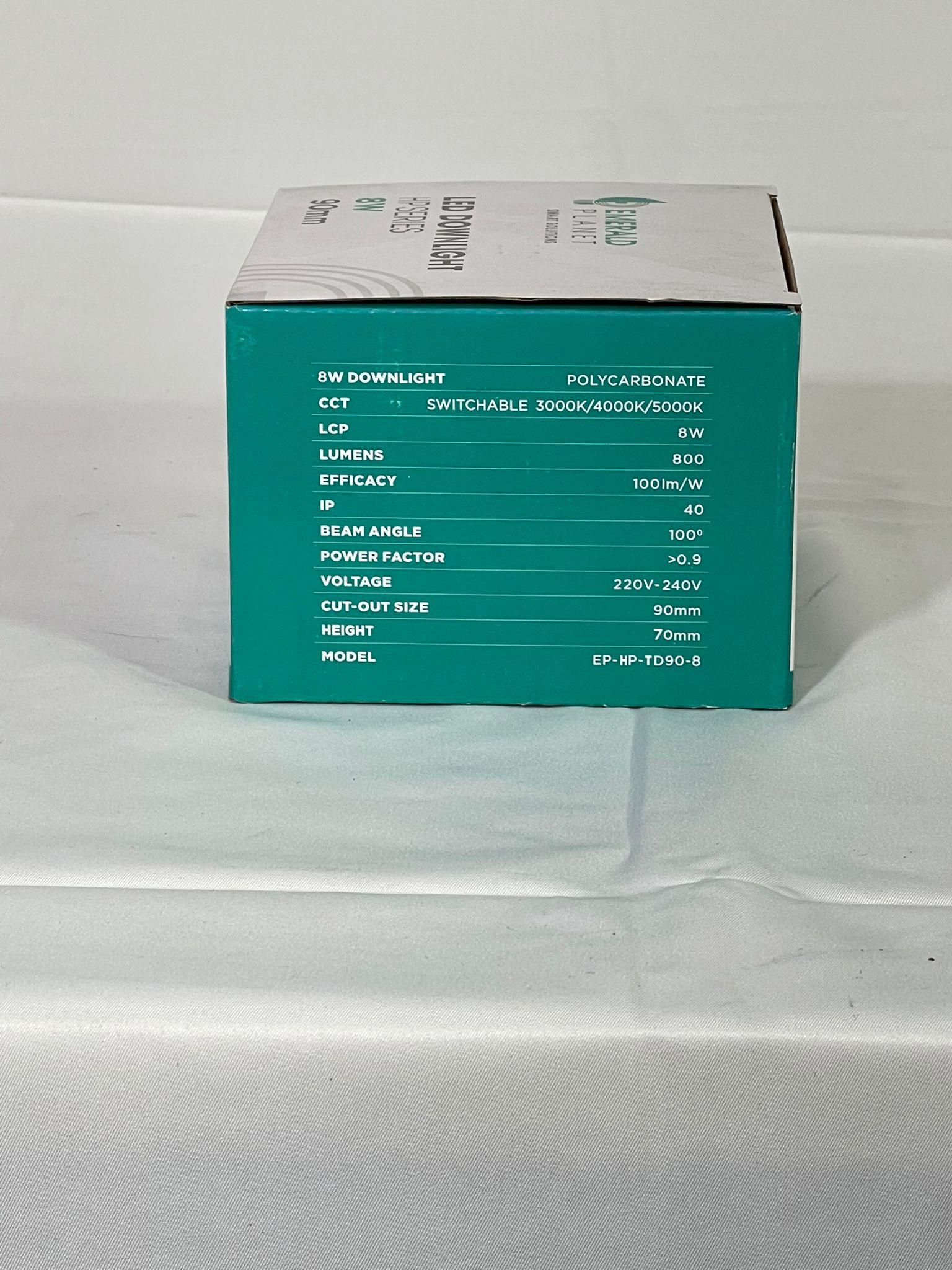 Emerald Planet LED Shoplight HP Eclipse Series G2 Tri-colour Dimmable 8W 90mm