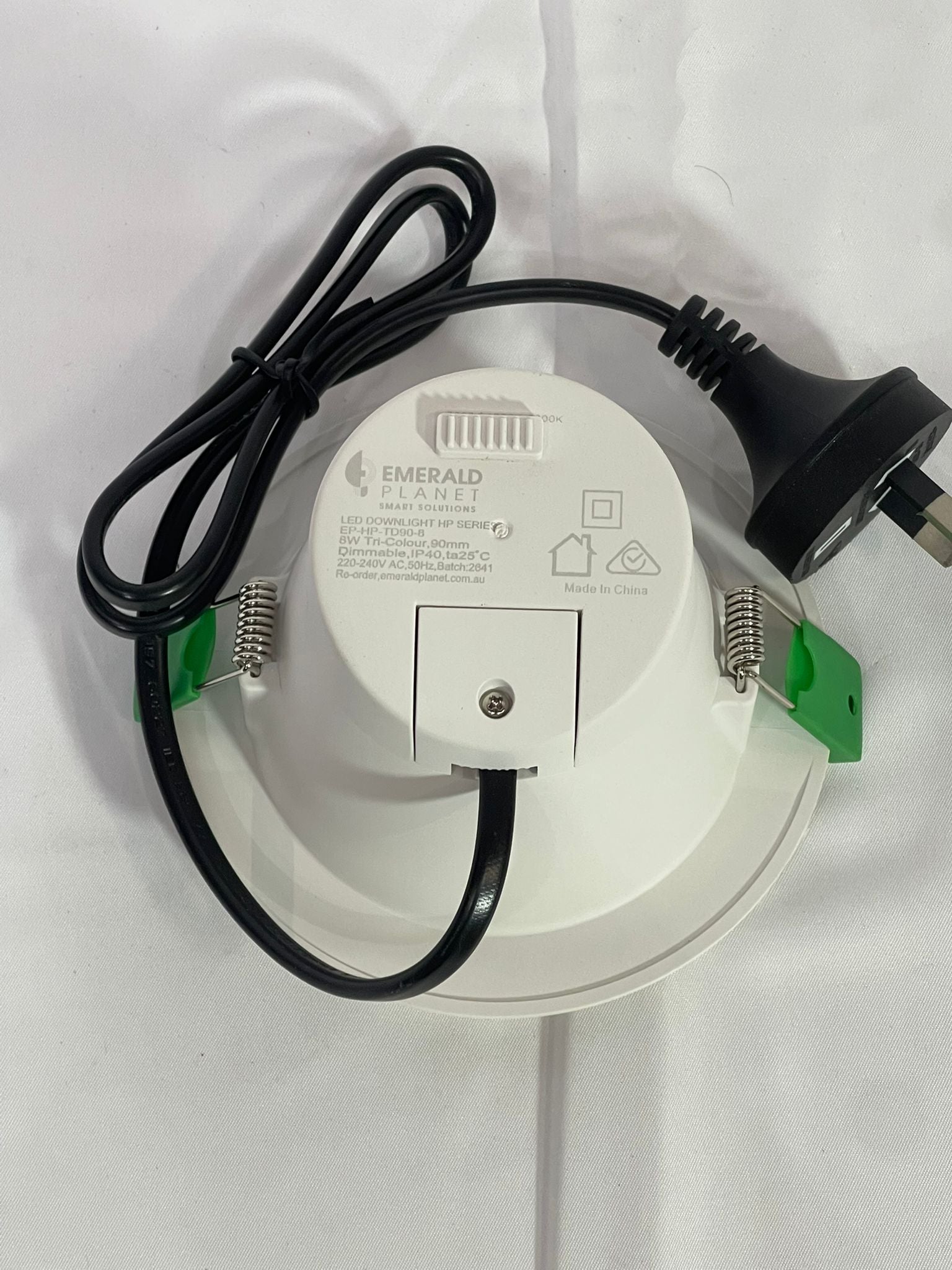 Emerald Planet LED Shoplight HP Eclipse Series G2 Tri-colour Dimmable 8W 90mm