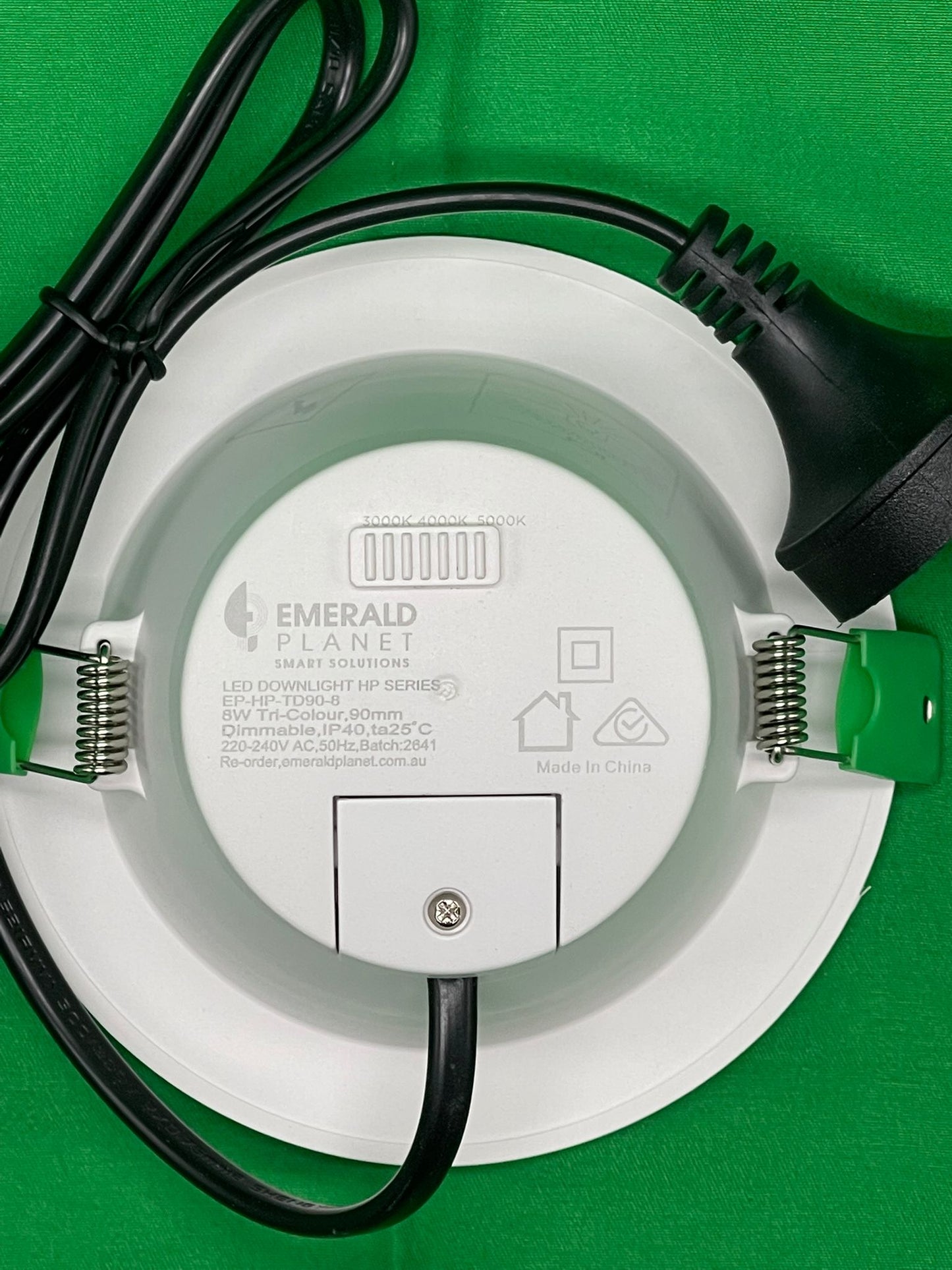 Emerald Planet LED Shoplight HP Eclipse Series G2 Tri-colour Dimmable 8W 90mm