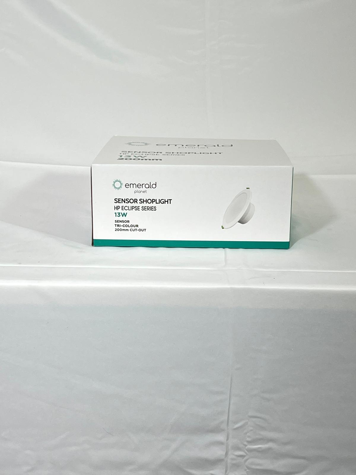 Emerald Planet LED Shoplight HP Eclipse Series G2 Tri-colour Dimmable 13W 200mm