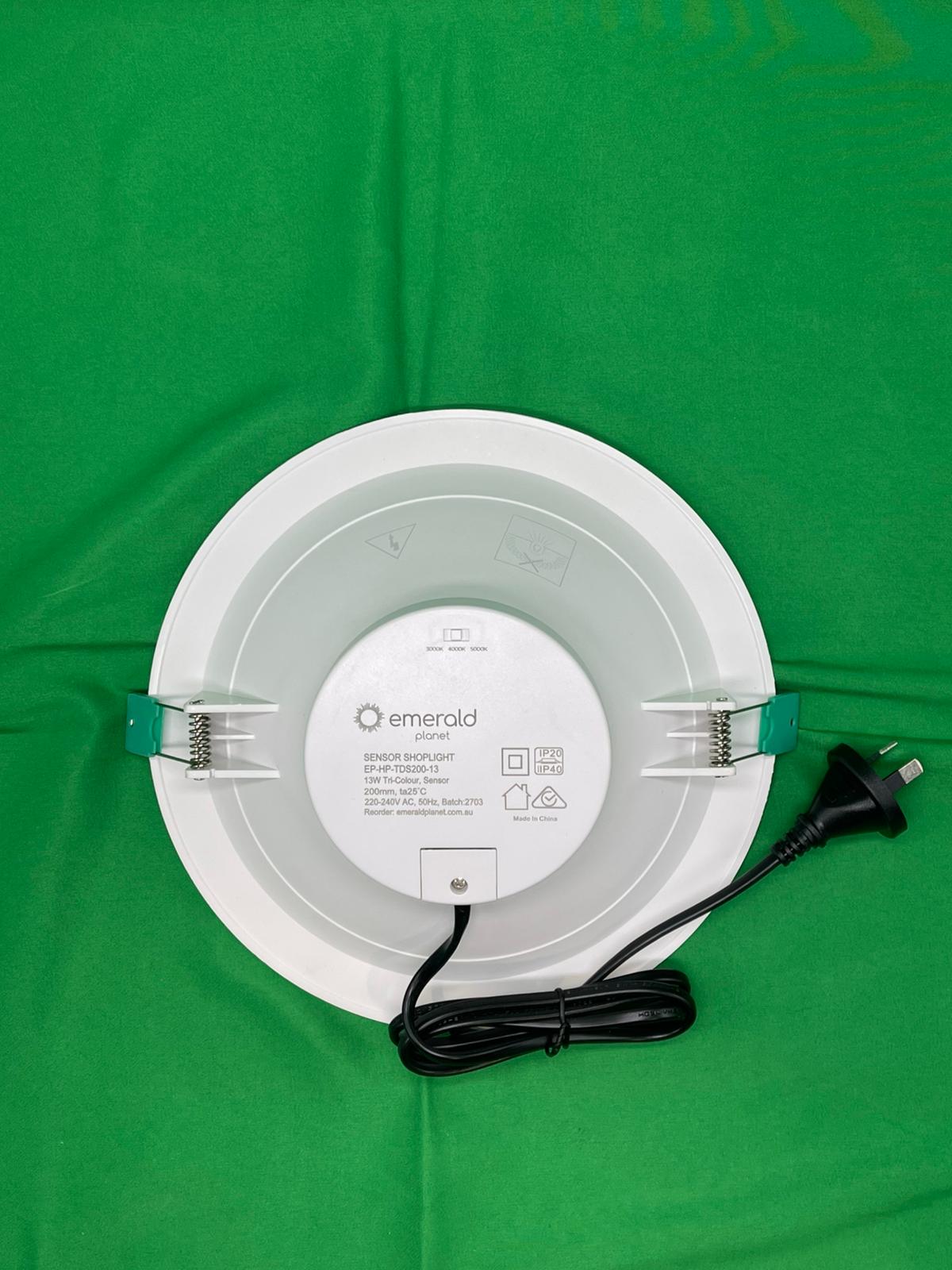 Emerald Planet LED Shoplight HP Eclipse Series G2 Tri-colour Dimmable 13W 200mm