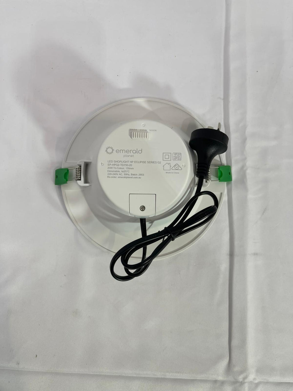 Emerald Planet LED Shoplight HP Eclipse Series G2 Tri-colour Dimmable 20W 150m