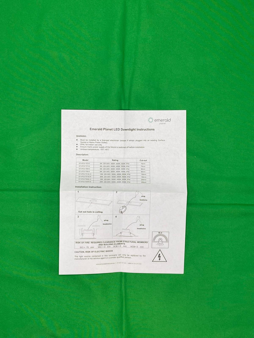 Emerald Planet LED Shoplight HP Eclipse Series G2 Tri-colour Dimmable 20W 150m