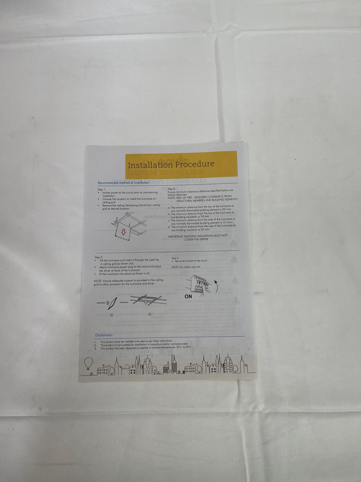 Shineon LED Backlit Panels (Fresian M2) CCT: 4,000K