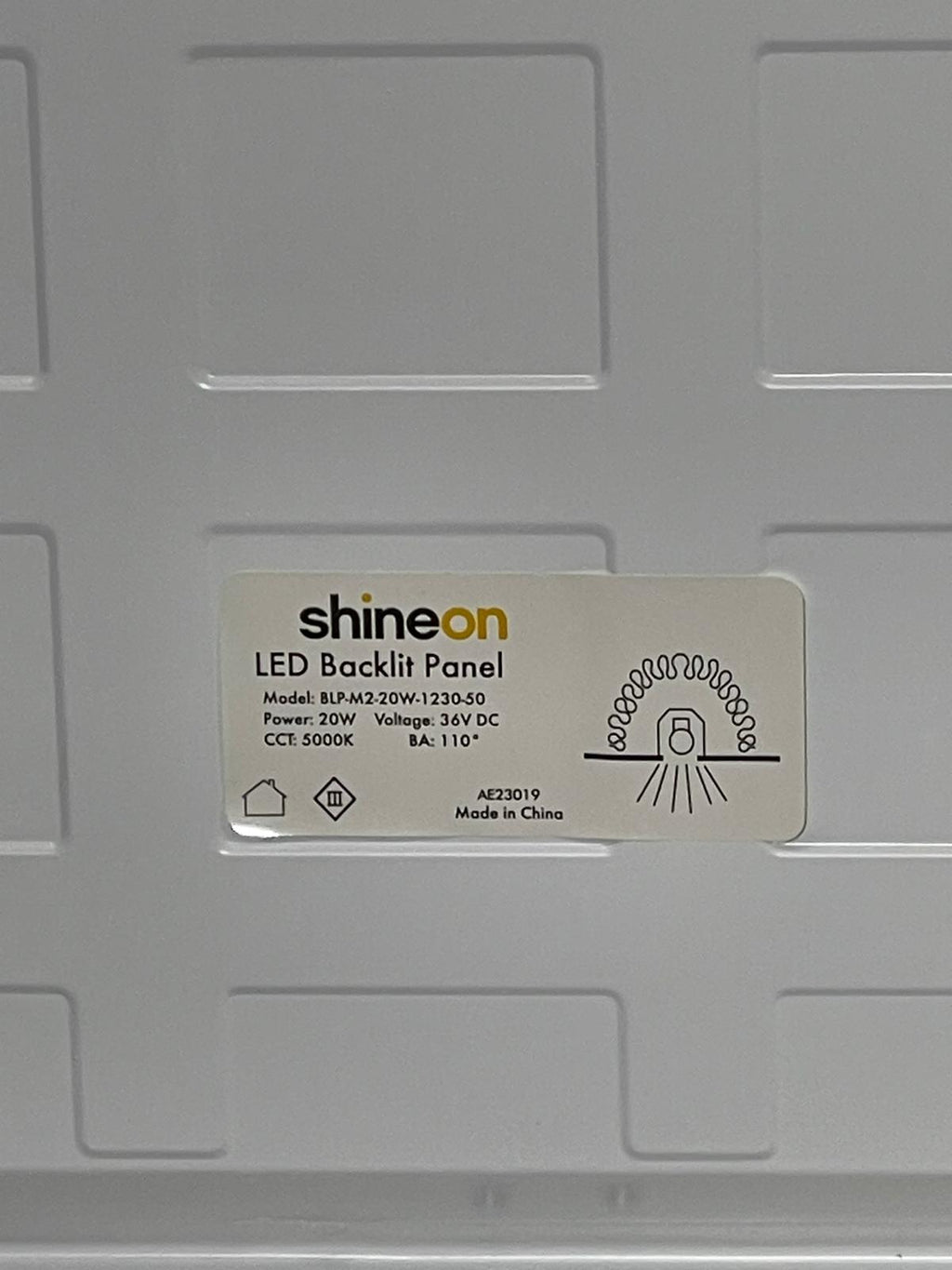 Shineon LED Backlit Panel (Fresian M2) 20W