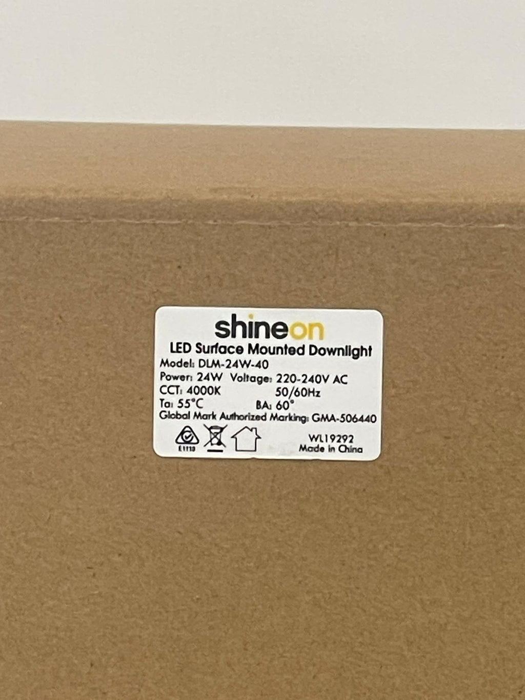 Shineon LED Surface Mounted Downlight 24W CCT: 4000K