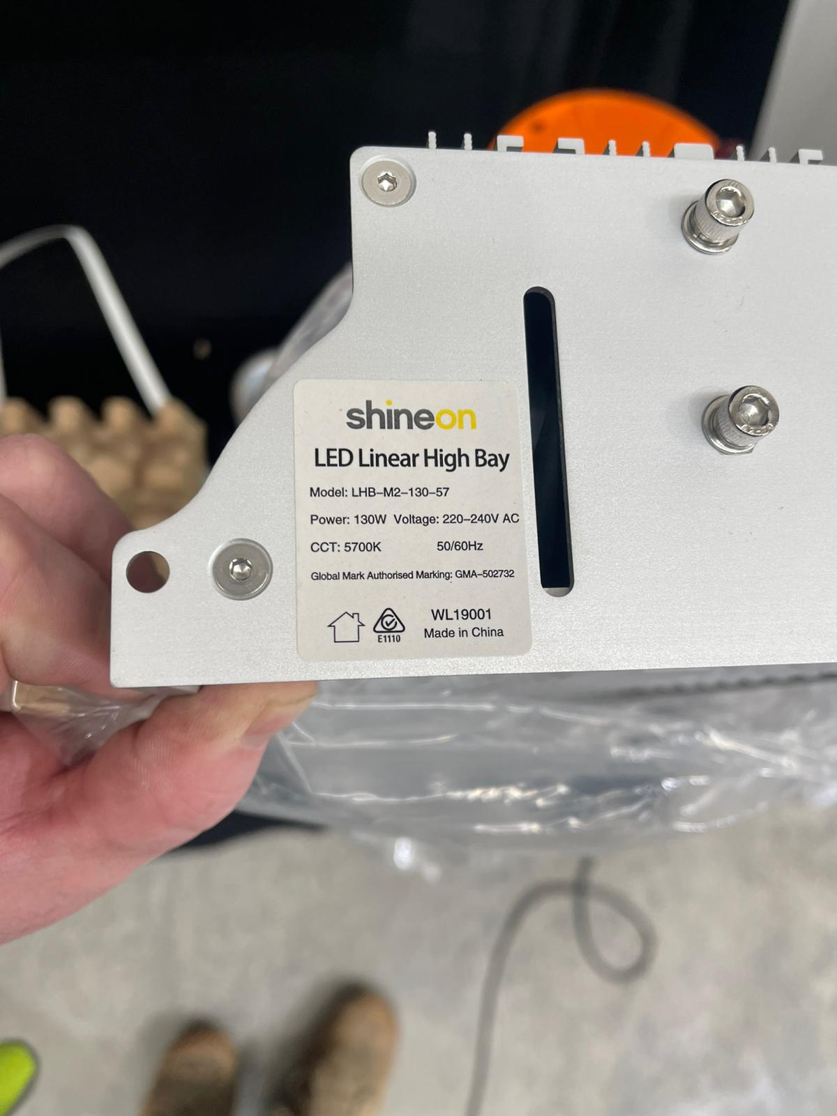 Shineon LED Linear High Bay Light 5700K 130W