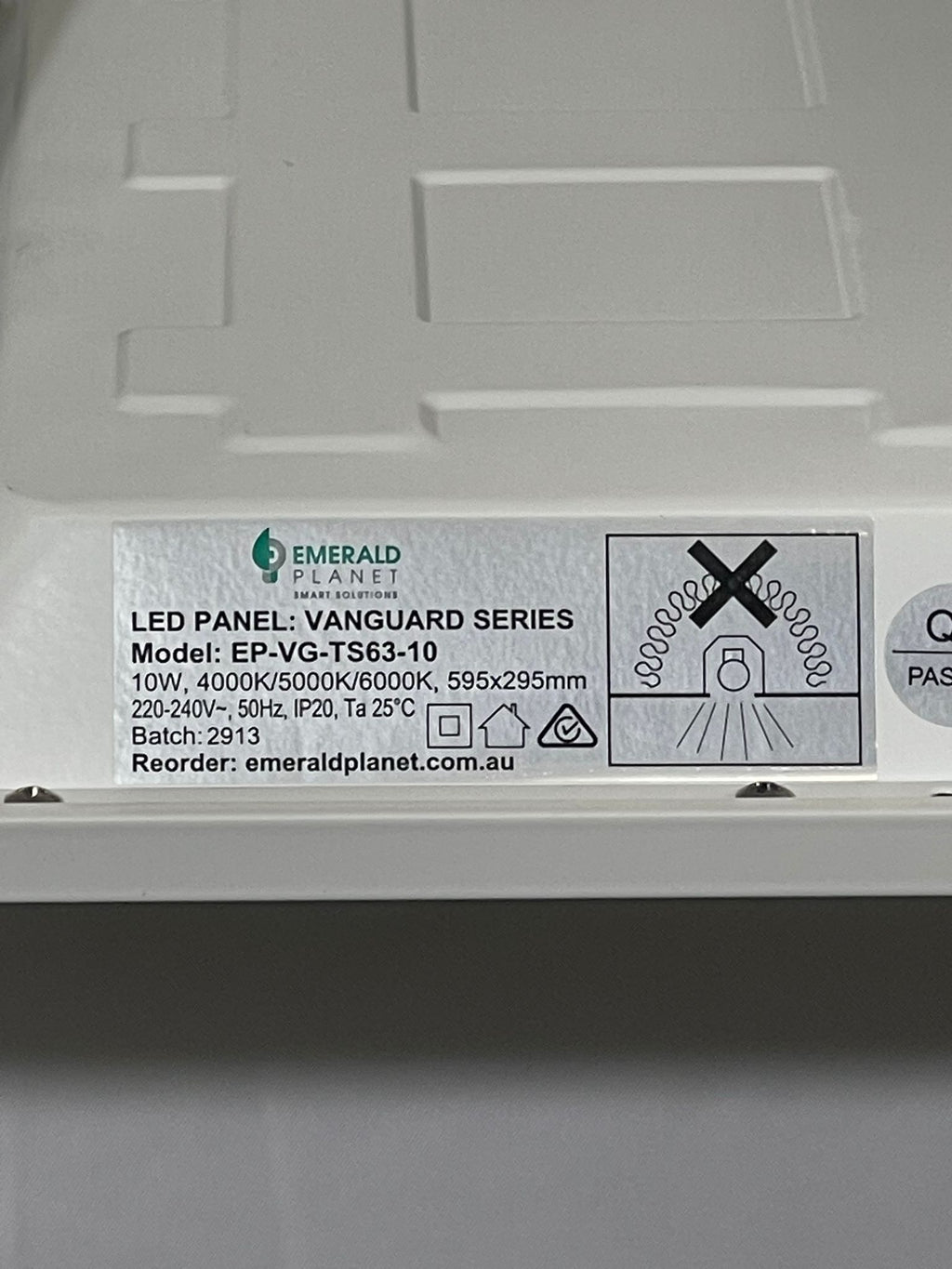 Emerald Planet Panel Light 595x295mm 10W