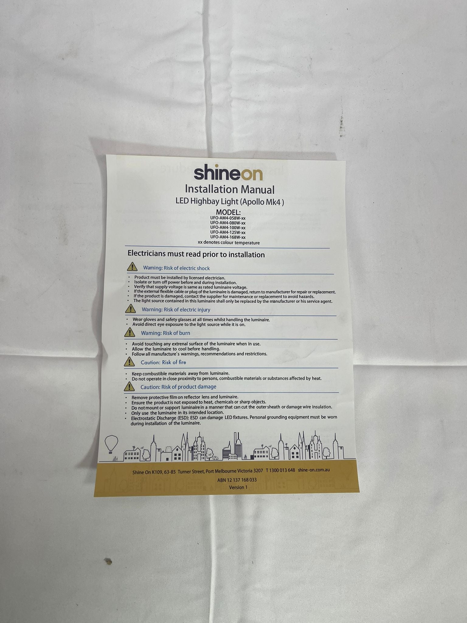 Shineon LED HighBay Light (Apollo MK4)