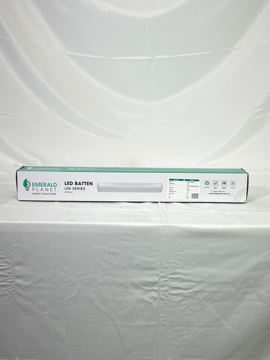 Emerald Planet LED Batten Light – 18W, 120° Beam, 1200 mm
