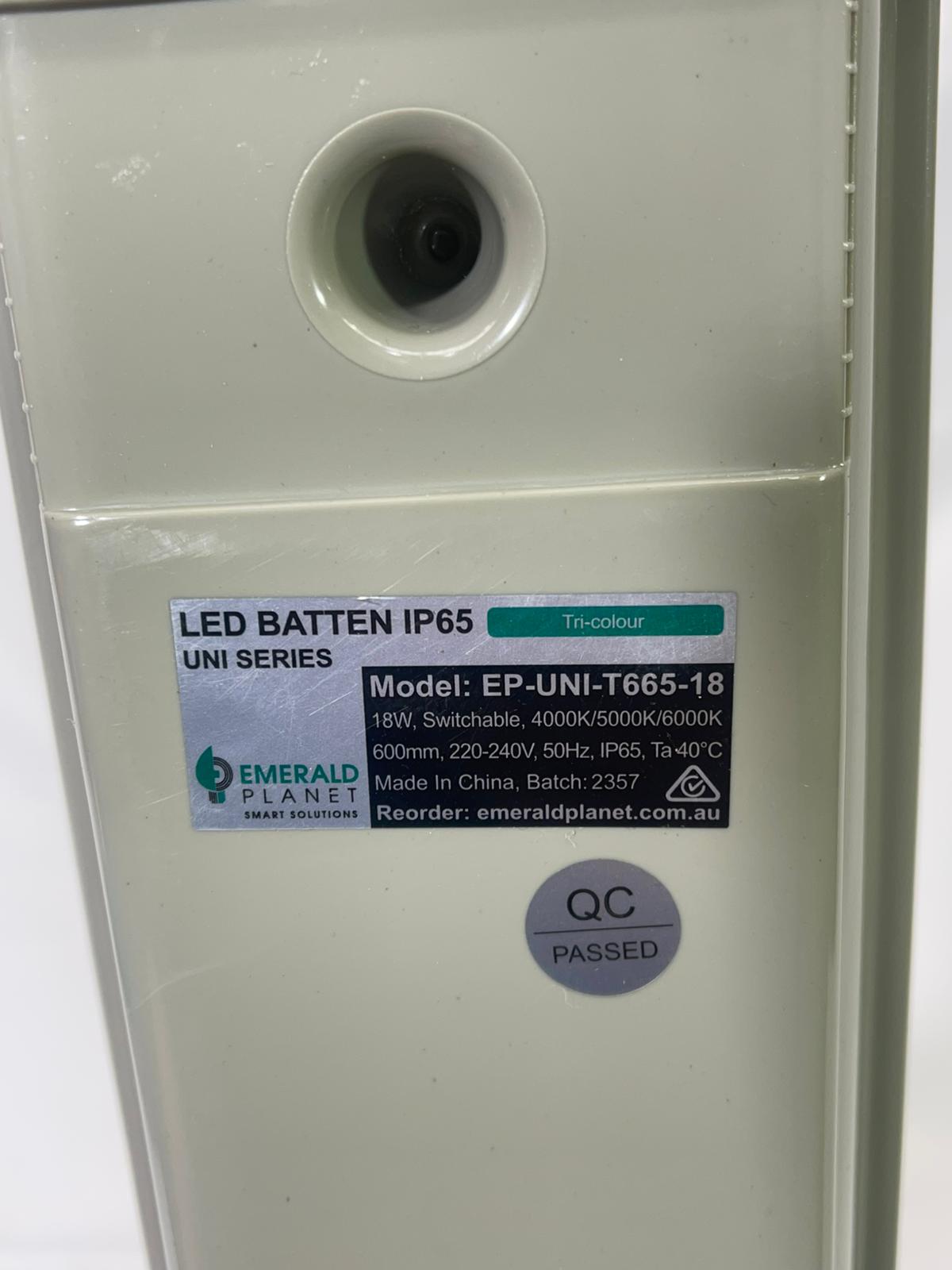Emerald Planet LED Batten IP65 18W 600mm